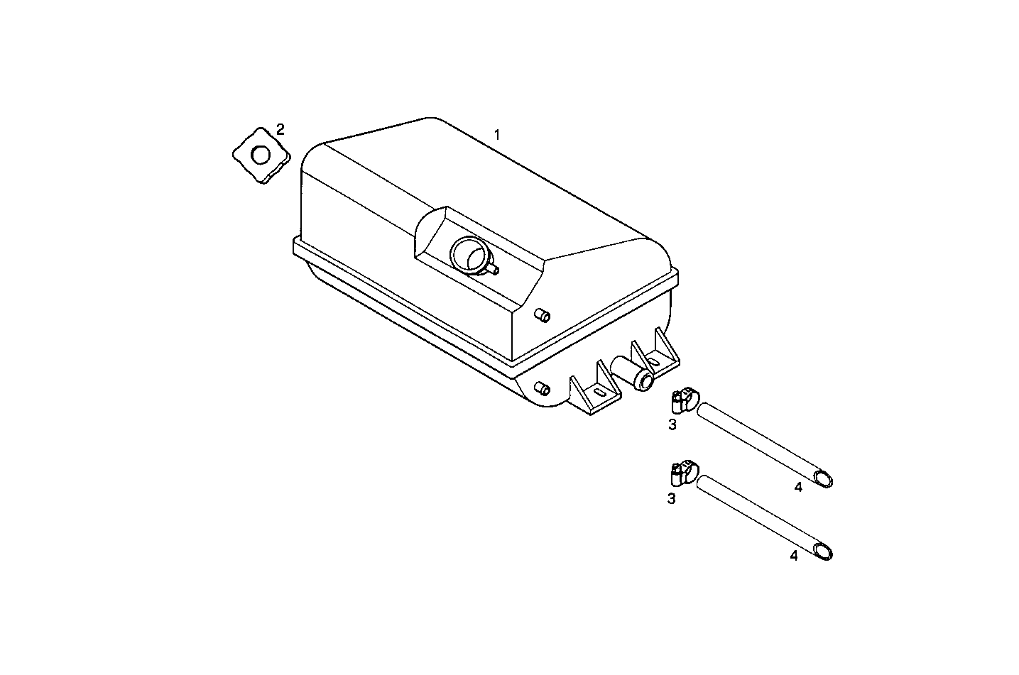 EXPANSION TANK - 8361SRM40.11 8361SRM40 parts diagram
