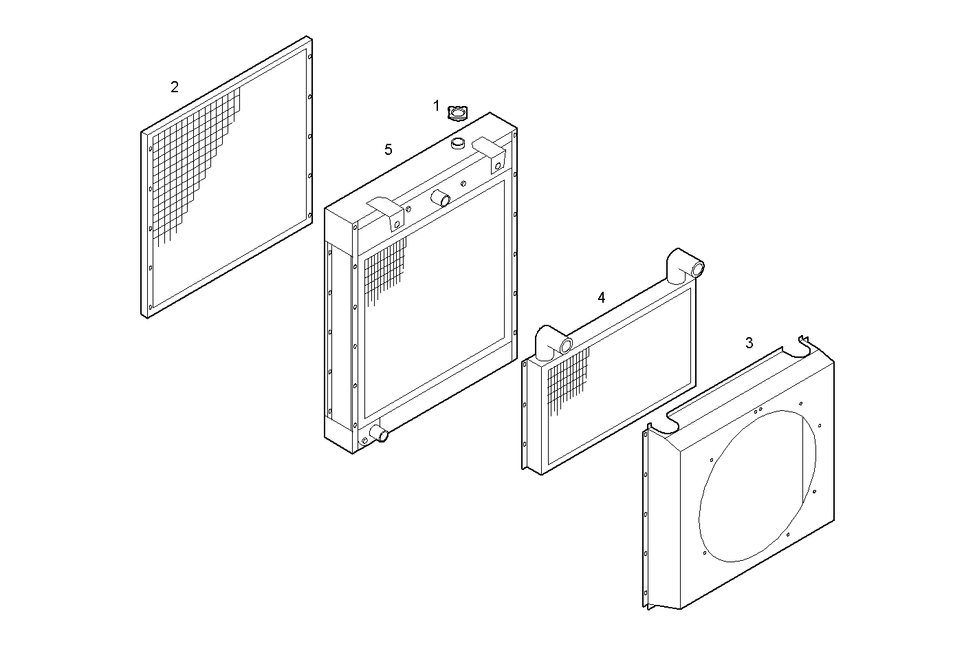 RADIATOR - 8061SRi27.05 8061SRI27 parts diagram