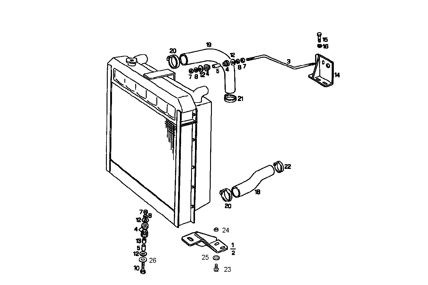 RADIATOR - 8061SRU26.06 8061SRU26 parts diagram