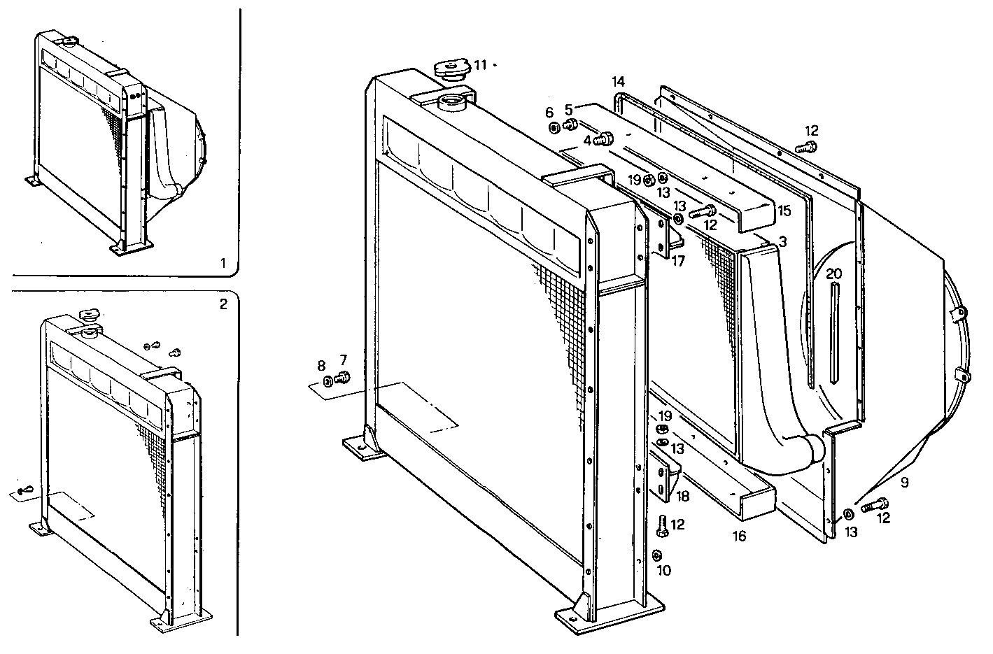 RADIATOR - 8210SRi26.00A580 8210SRi26 parts diagram