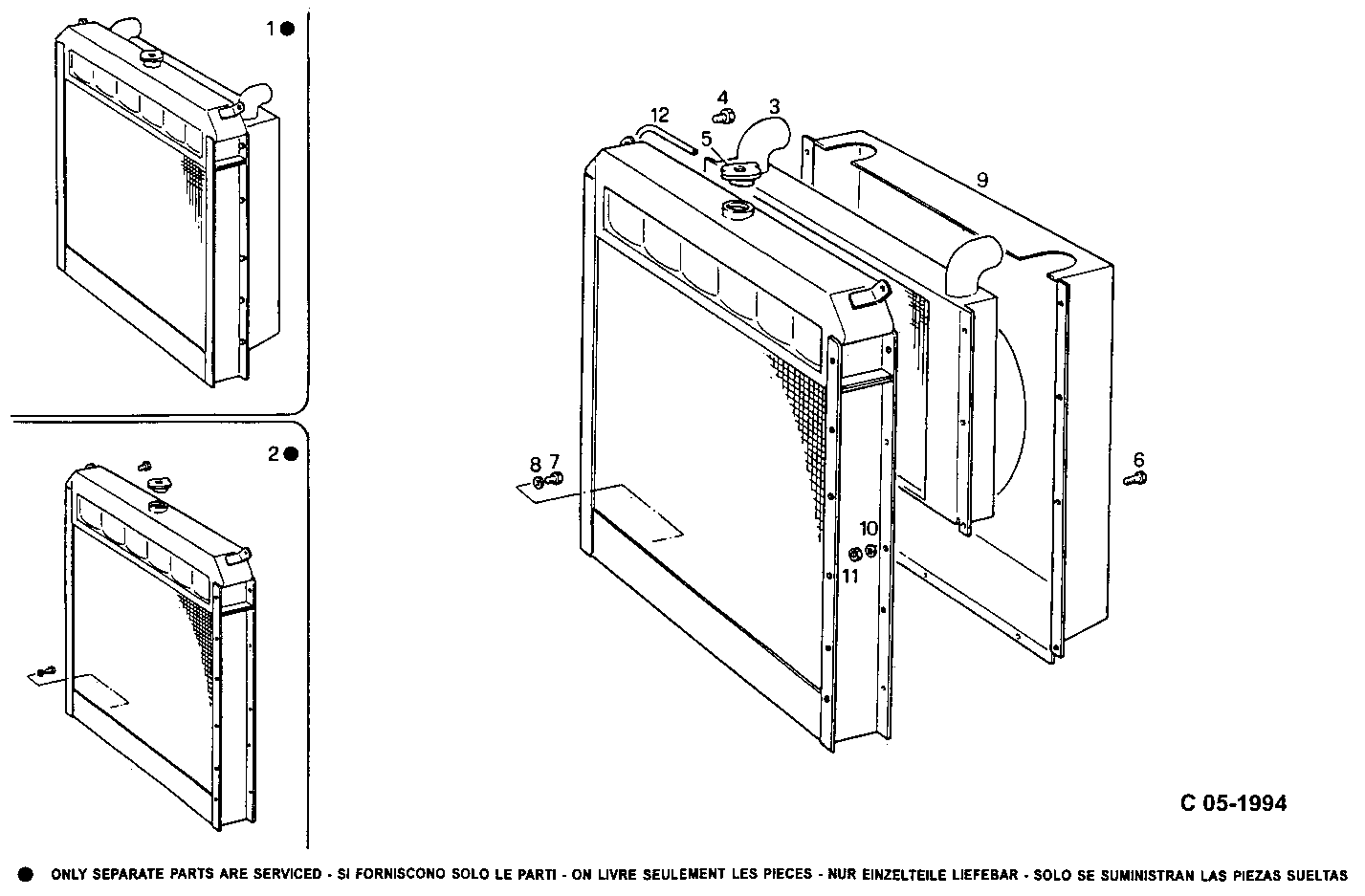RADIATOR - 8061SRi25.05 8061SRi25 parts diagram