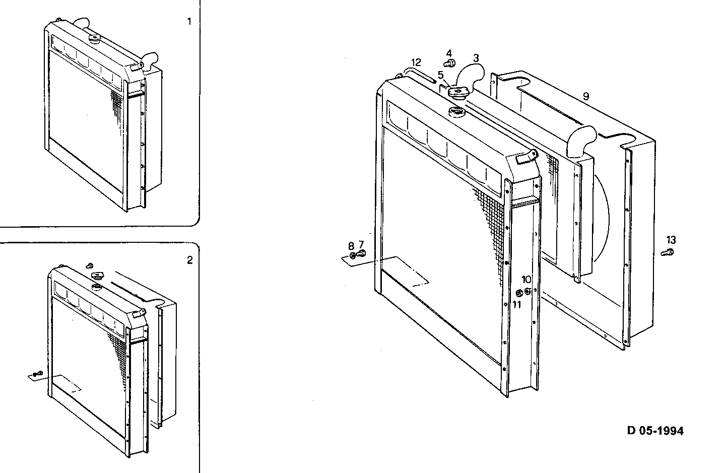 RADIATOR - GS8061SRi25.05A602 GS8061SRi25 parts diagram