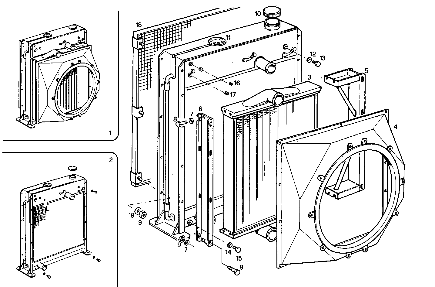 RADIATOR - GS8210SRi27.00A601 GS8210SRi27 parts diagram