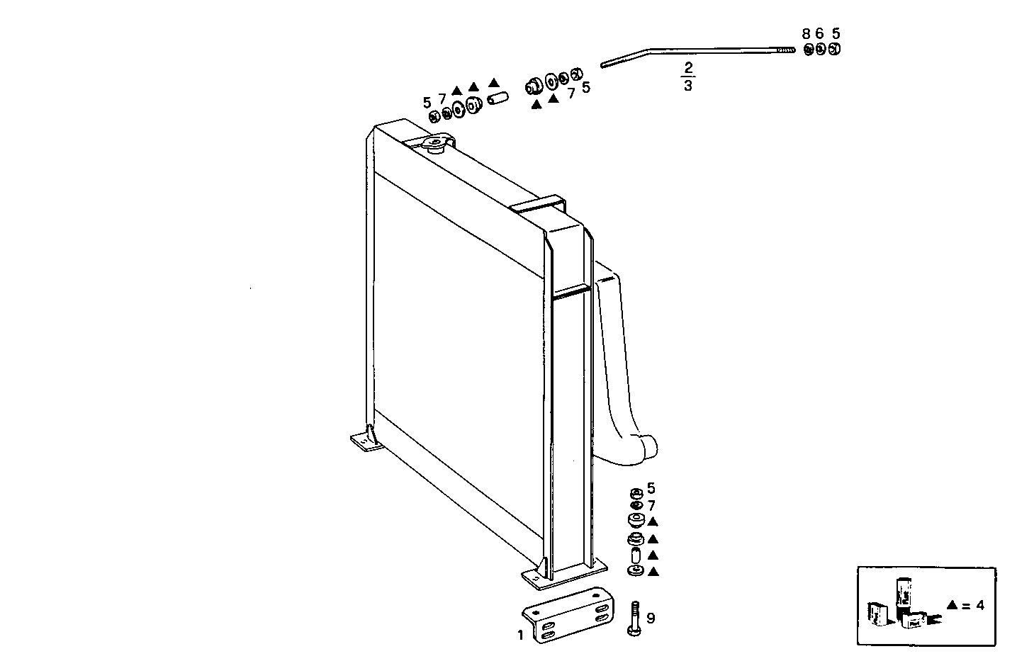 RADIATOR - 8210SRi26.00A550 8210SRi26 parts diagram