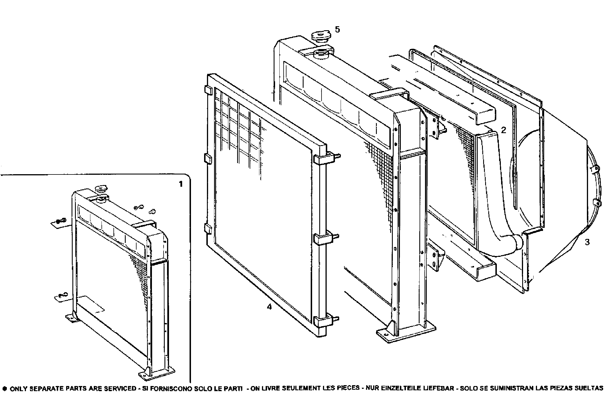 RADIATOR 2 CIRCUITS AIR/WATER - 8210SRi26.03 8210SRi26 parts diagram