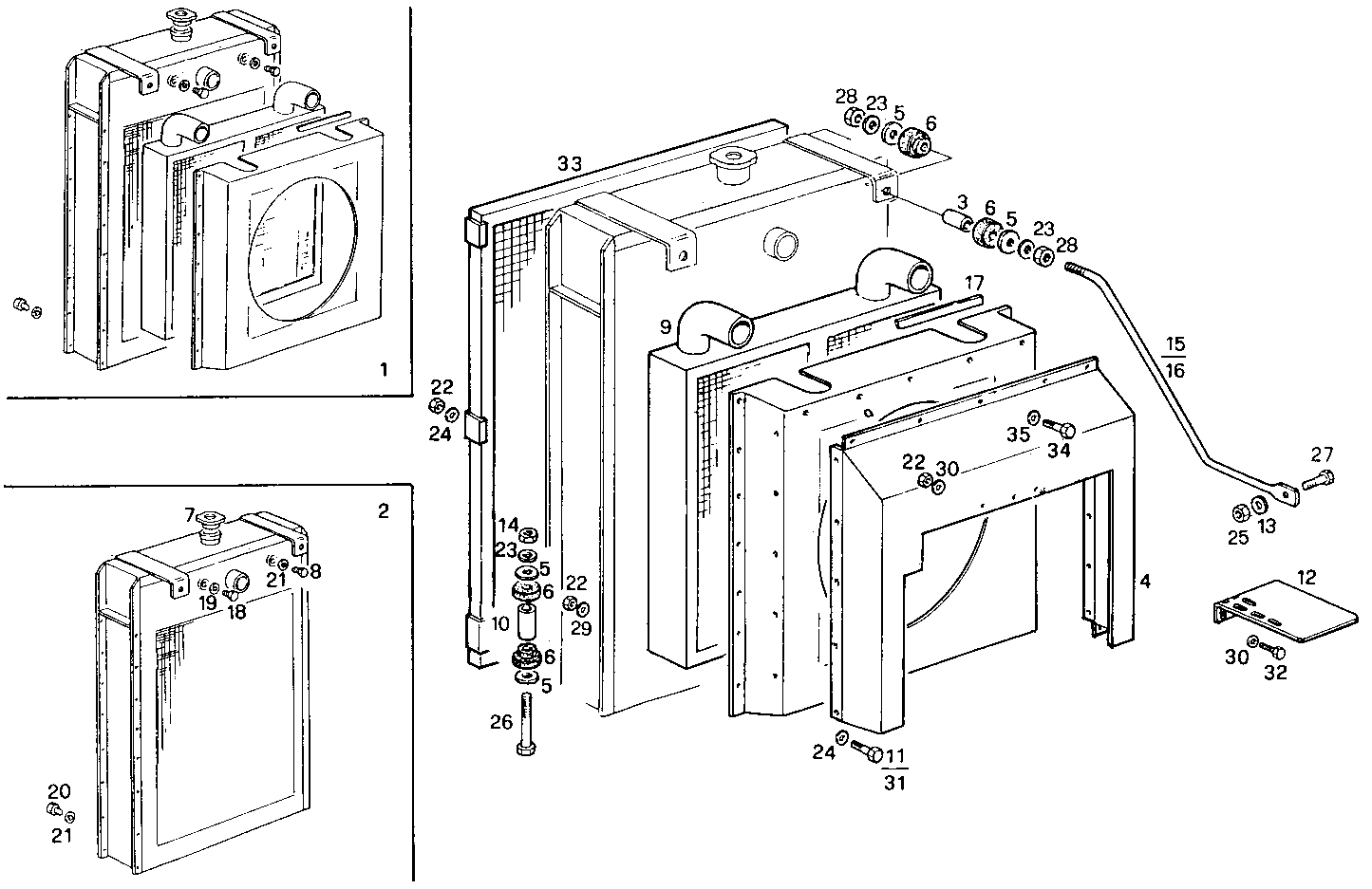 RADIATOR - GS8361SRi26.06A060 GS8361SRi26 parts diagram