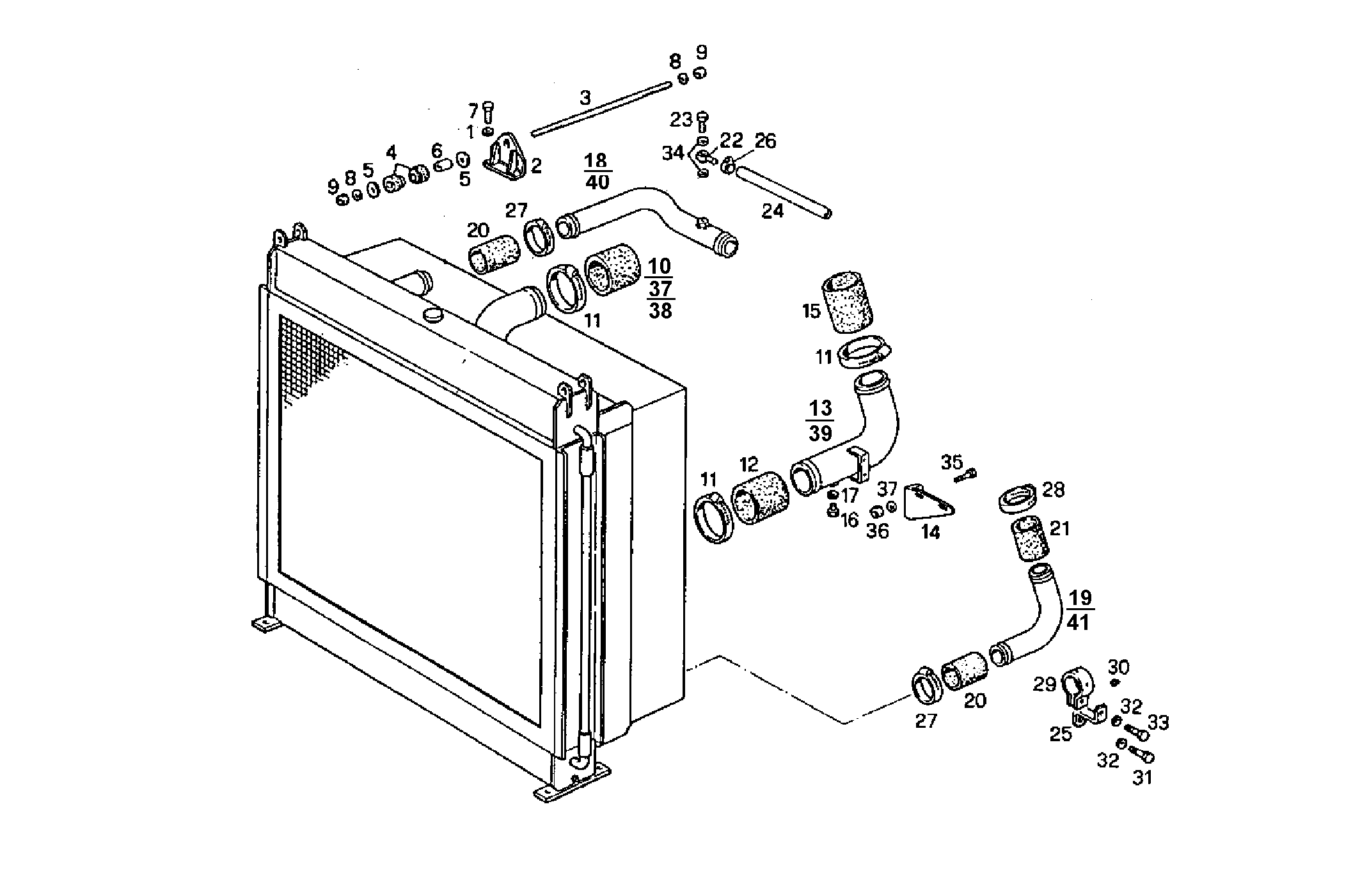 RADIATOR - 8281SRi27.00A550 8281SRi27 parts diagram