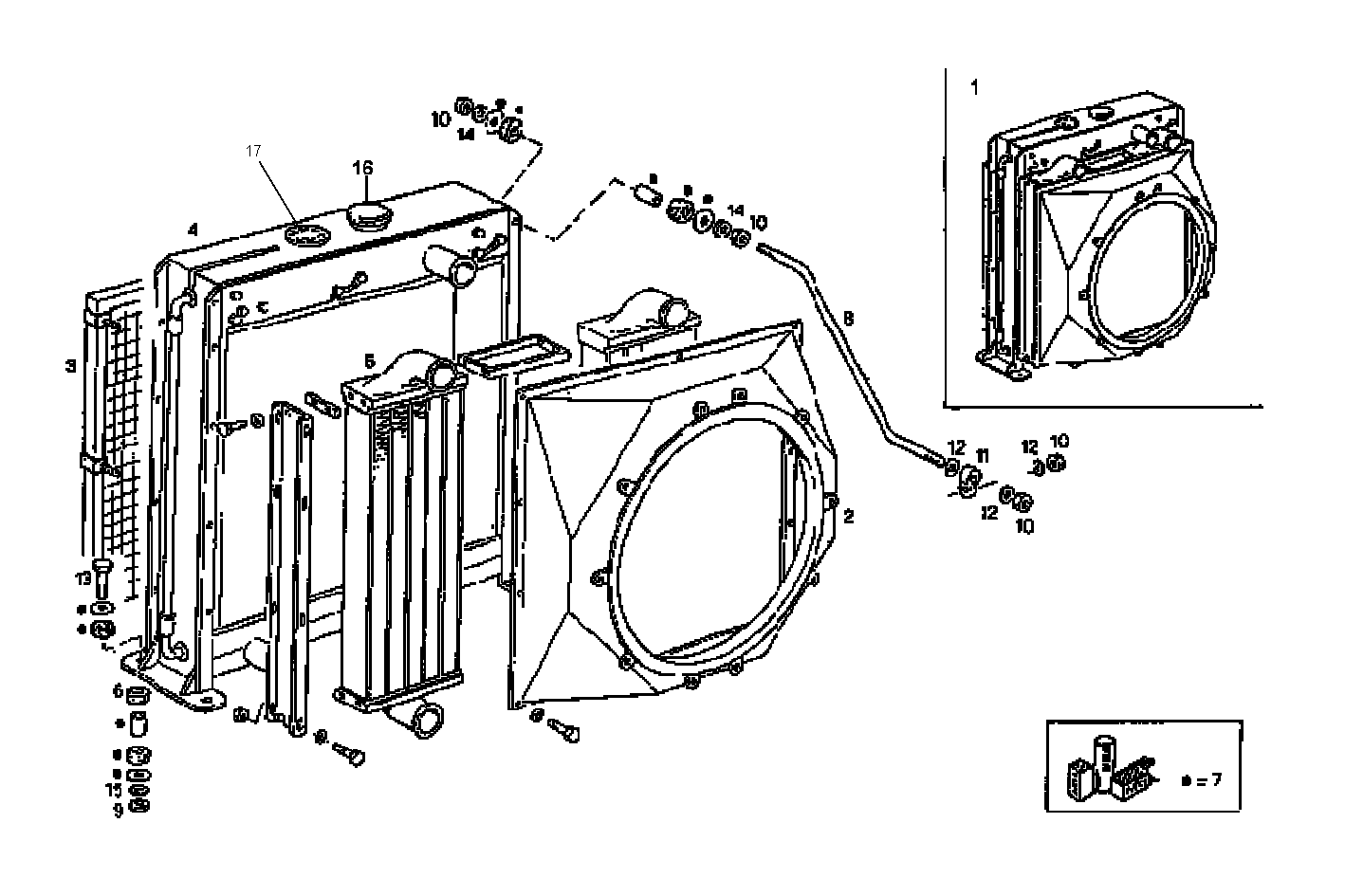 RADIATOR - 8281SRi.02A560 8281SRi26 parts diagram