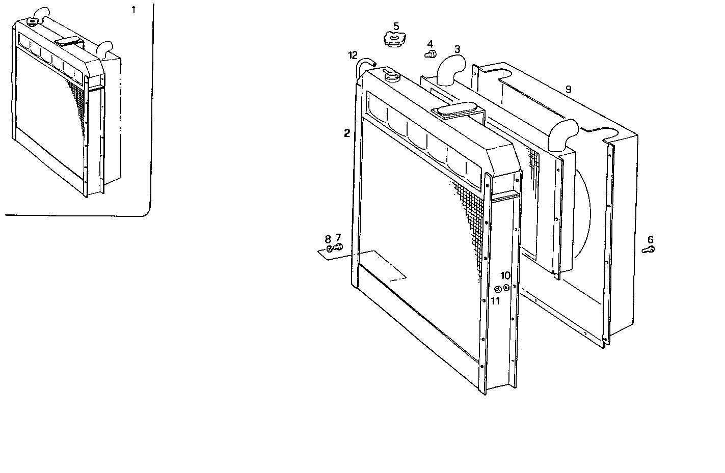 RADIATOR - 8061SRI26.05A554 8061SRI26 parts diagram