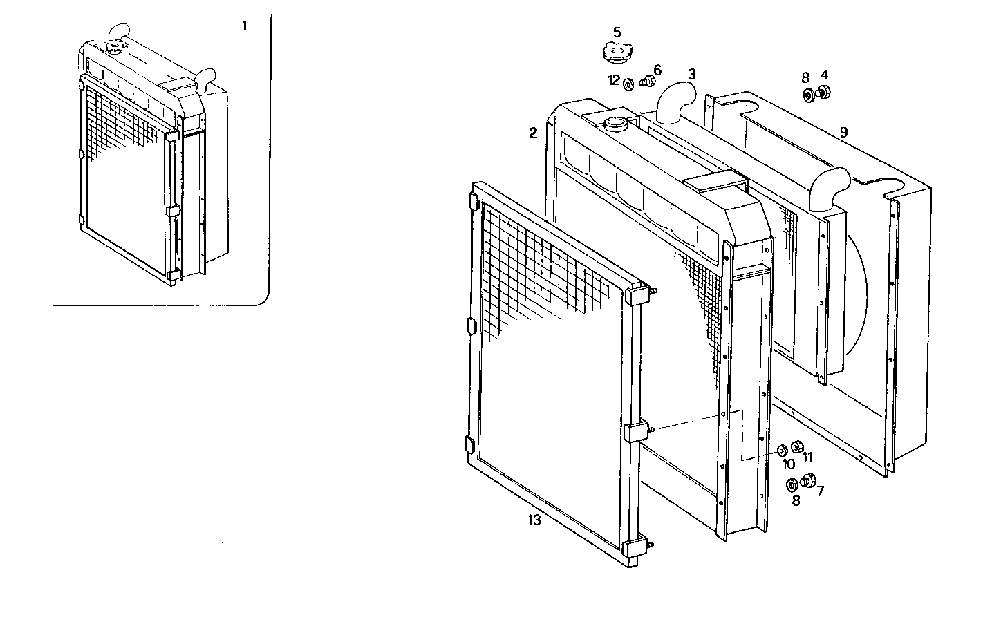 RADIATOR - 8061SRi27.06 8061SRI27 parts diagram
