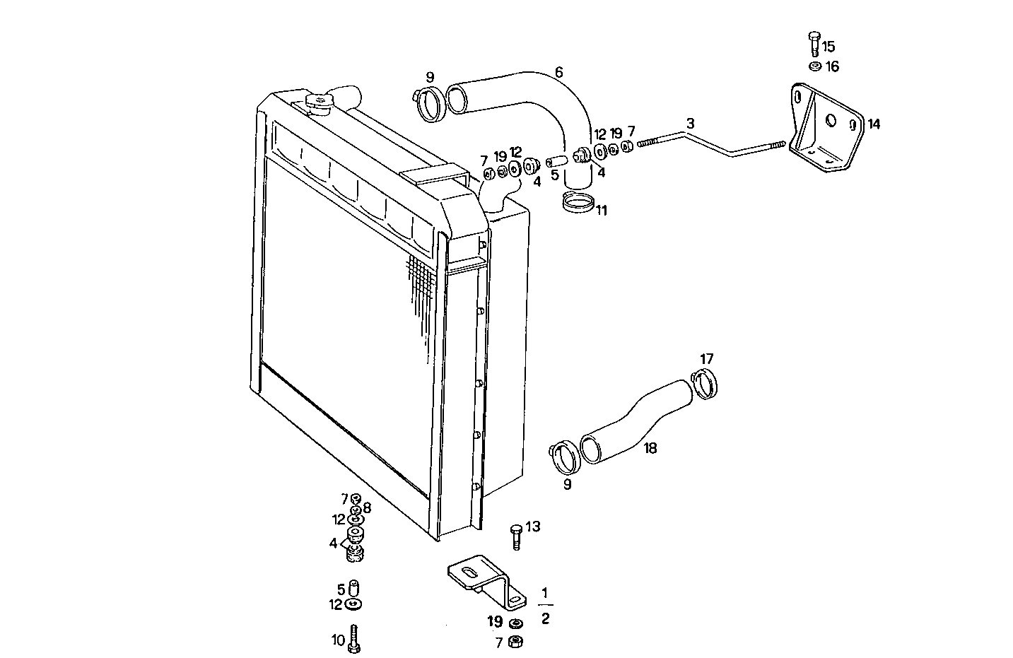 RADIATOR - 8061SRi27.05A552 8061SRI27 parts diagram