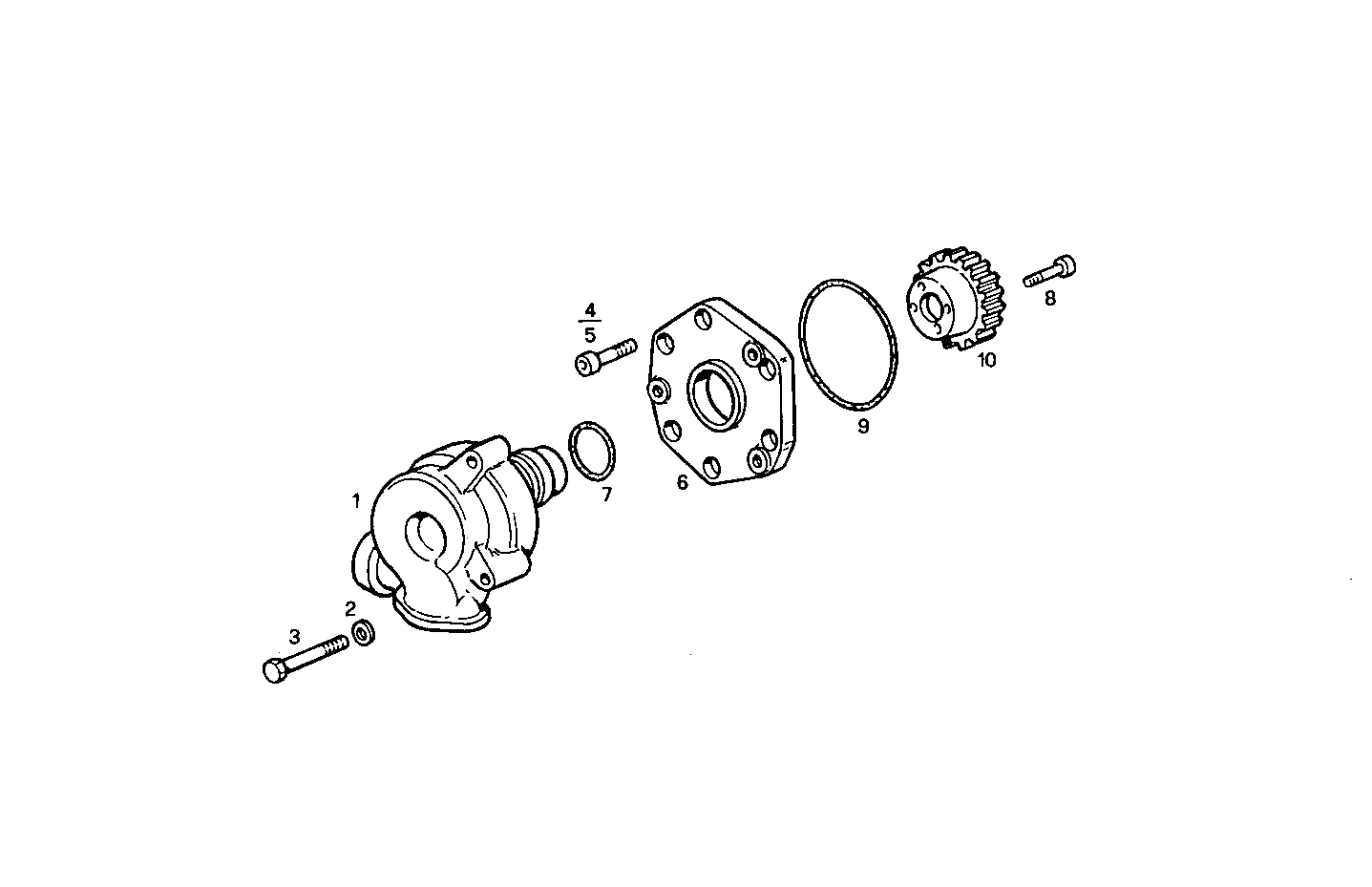AUXILIARY WATER PUMP - 8291SRi15.00 8291SRi15 parts diagram