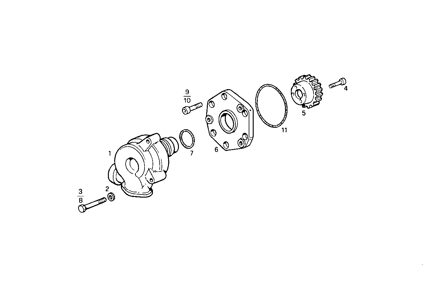 AUXILIARY WATER PUMP - GE8291SRG75.10A85S GE8291SRG75 parts diagram