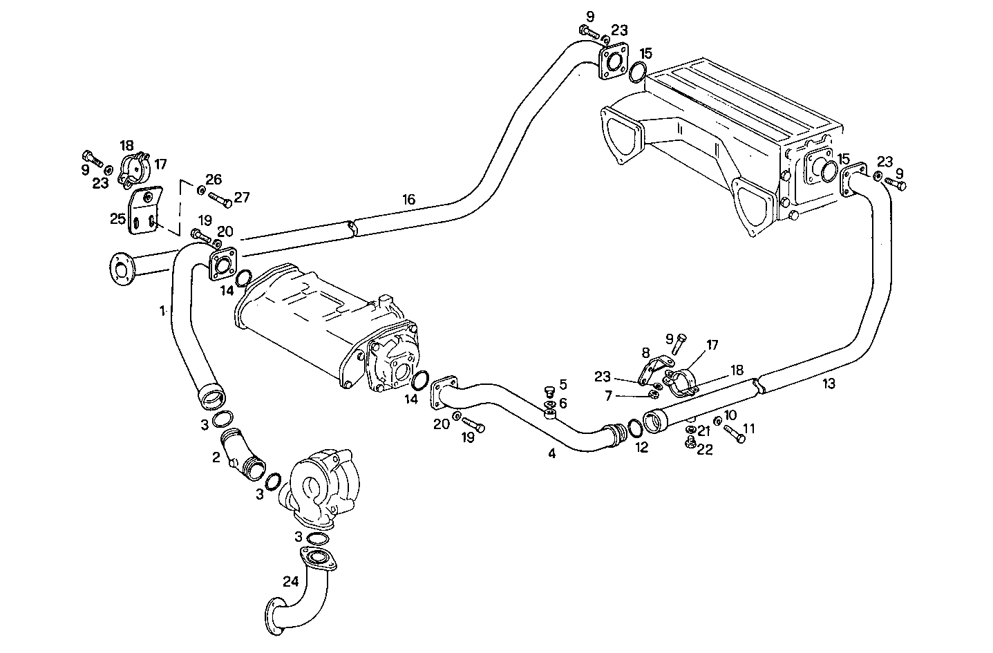 AUXILIARY WATER LINES - 8291SRi15.00 8291SRi15 parts diagram