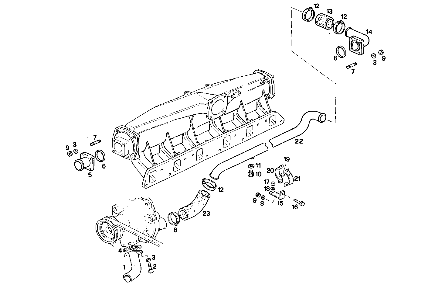 AUXILIARY WATER LINES - 8460SRE12.00 8460SRE12 parts diagram