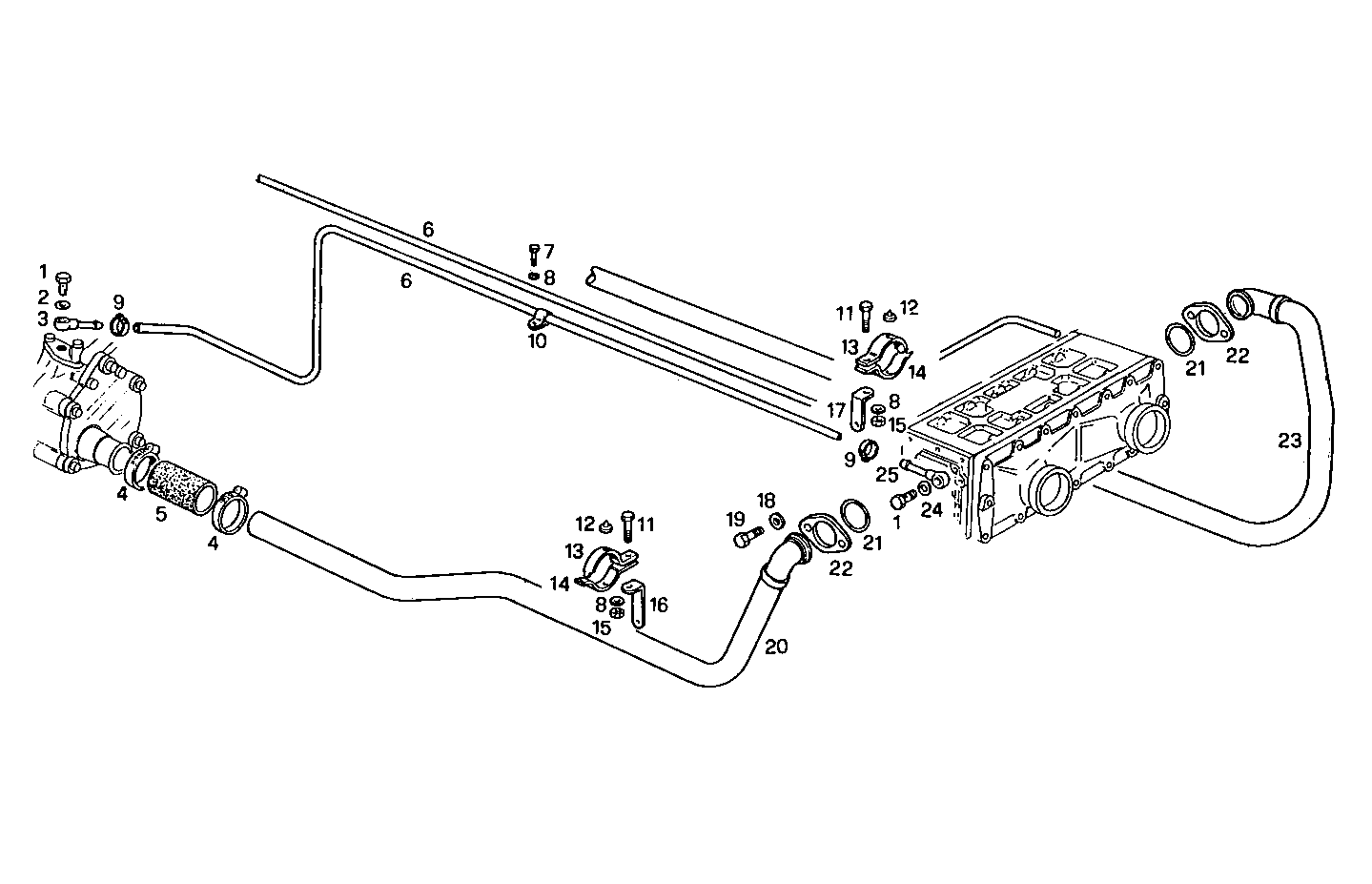 AUXILIARY WATER LINES - 8281SRi16.01 8281SRi16 parts diagram