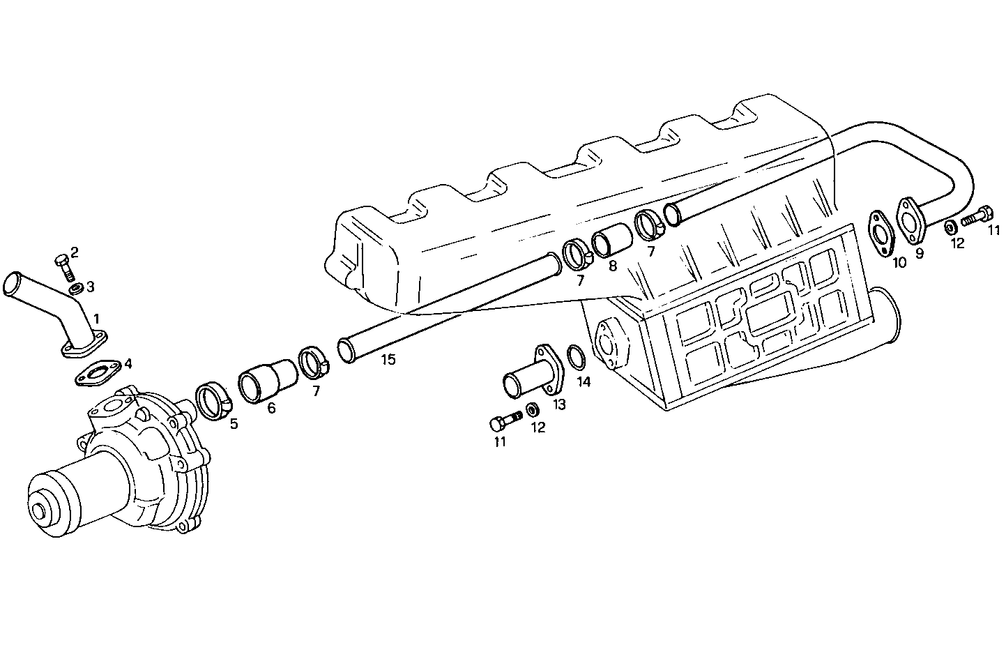 AUXILIARY WATER LINES - 8210SRG85.10 8210SRG85 parts diagram