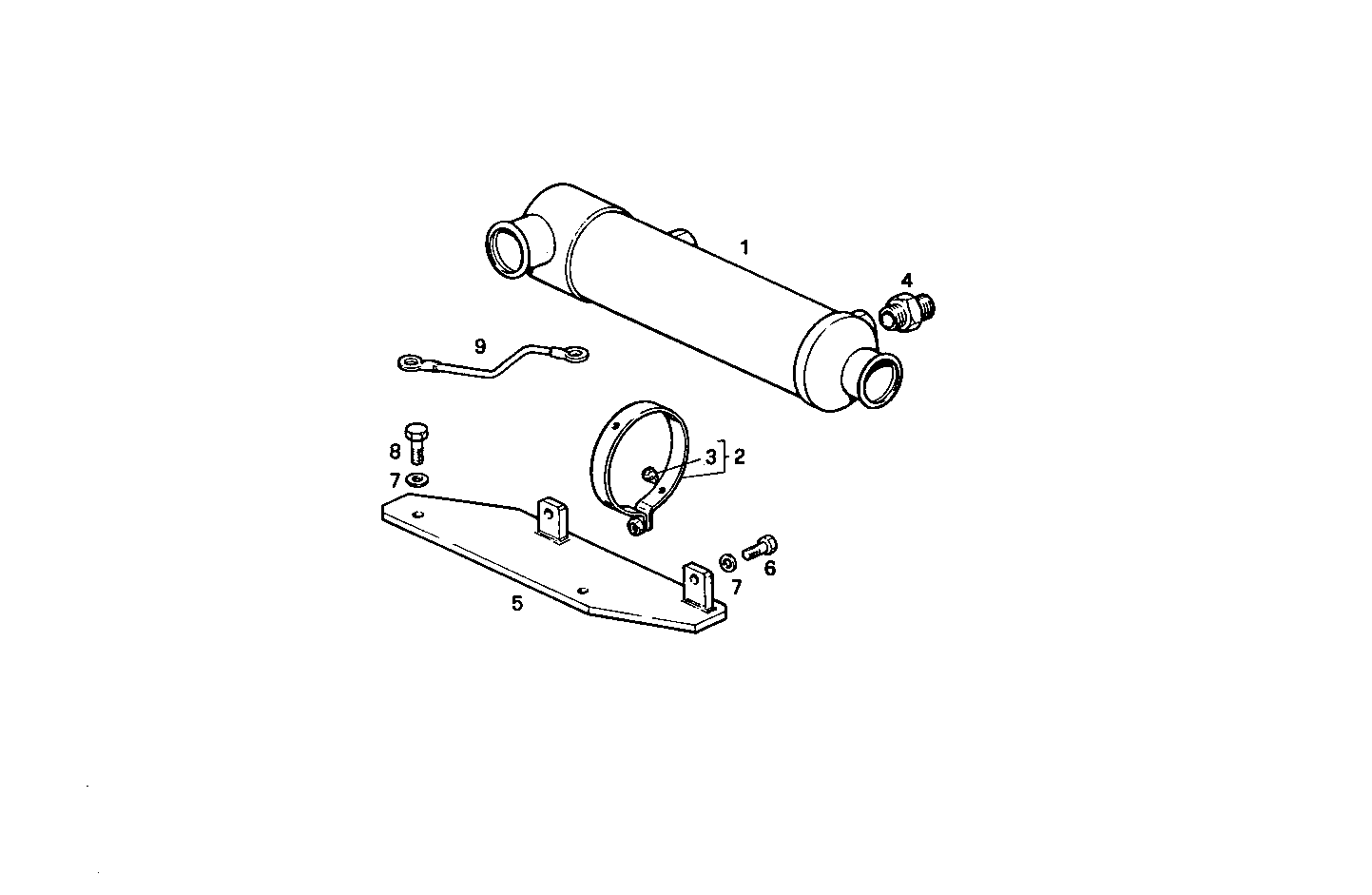 REVERSER WATER HEAT EXCHANGER - 8361SRM40.00 8361SRM40 parts diagram