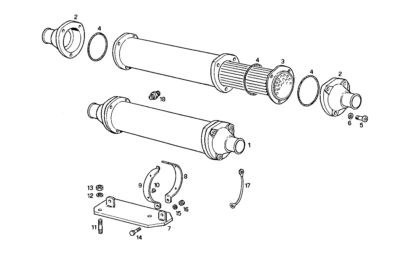 REVERSER WATER HEAT EXCHANGER - 8460SM19.13 8460SM19 parts diagram
