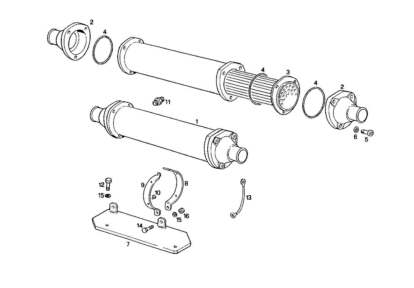 REVERSER WATER HEAT EXCHANGER - 8361SRM40.10 8361SRM40 parts diagram