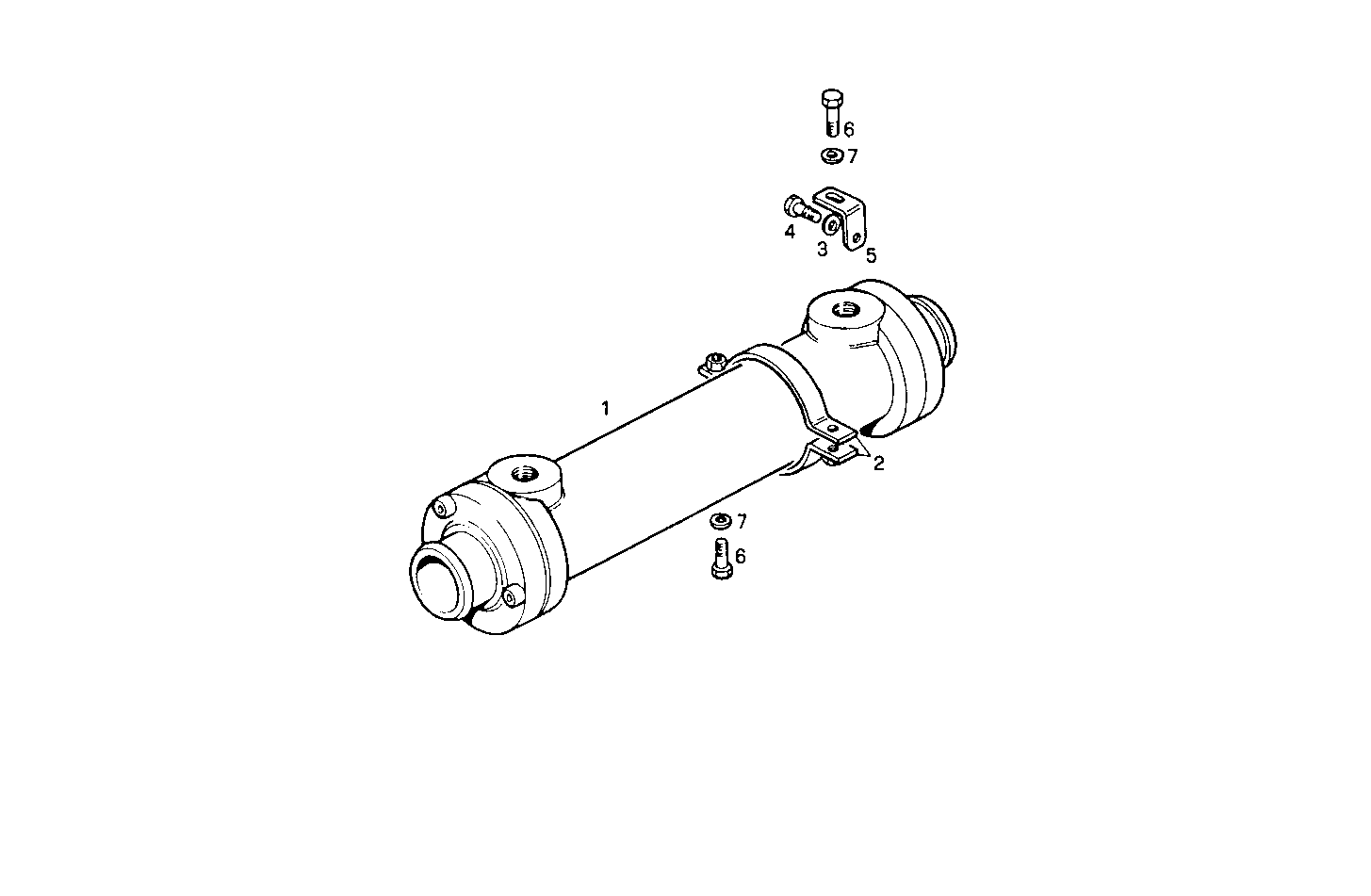 REVERSER WATER HEAT EXCHANGER - 8060SM21.10 8060SM21 parts diagram