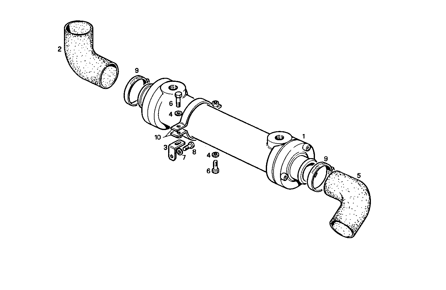 REVERSER WATER HEAT EXCHANGER - 8061SRM25.10 8061SRM25 parts diagram