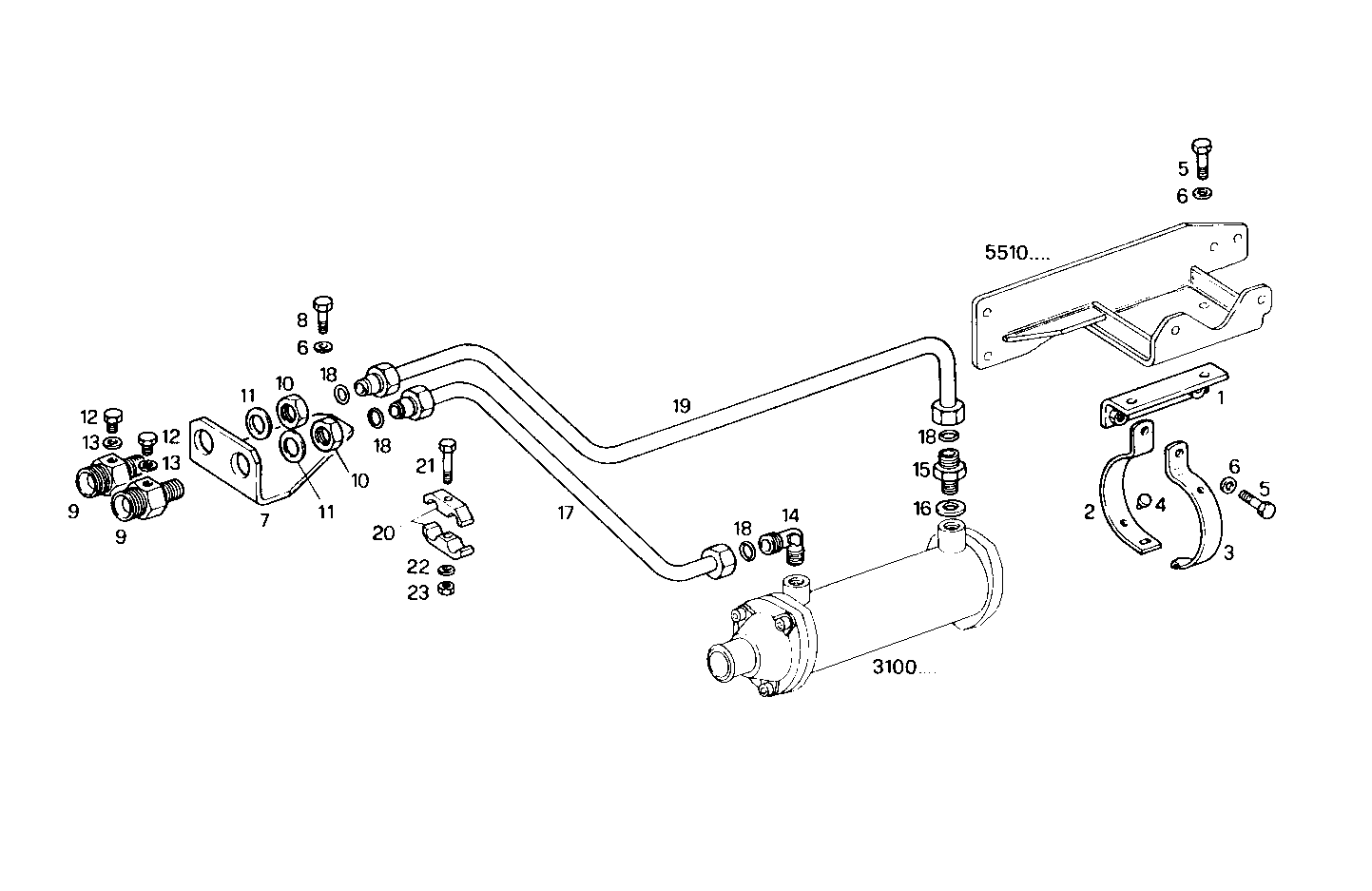 REVERSER WATER HEAT EXCHANGER - 8210SM27.10 8210SM27 parts diagram