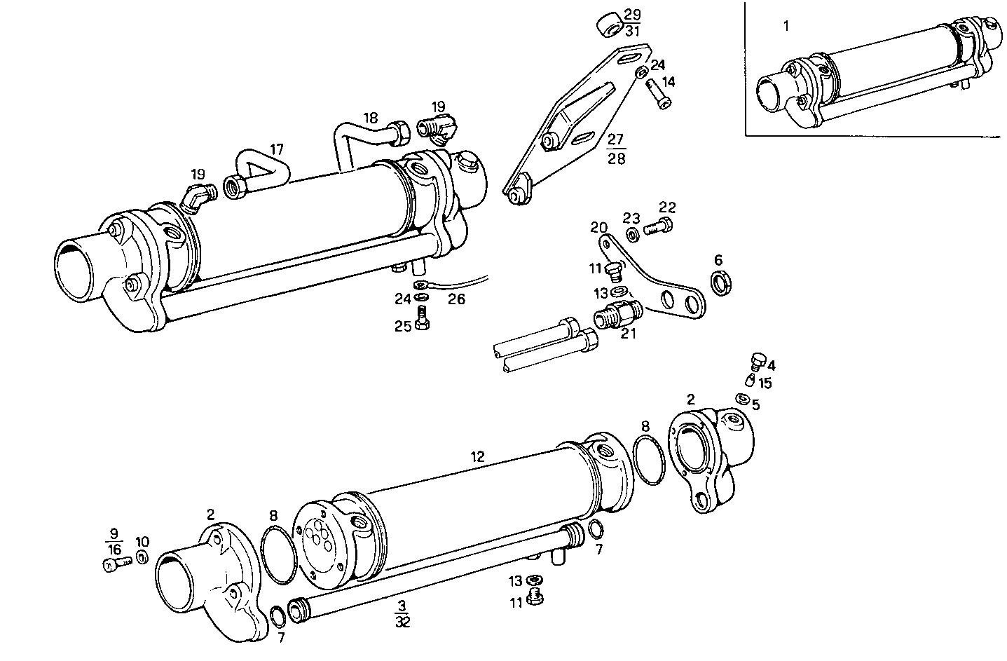 REVERSER WATER HEAT EXCHANGER - 8281SRM44.30 8281SRM44 parts diagram