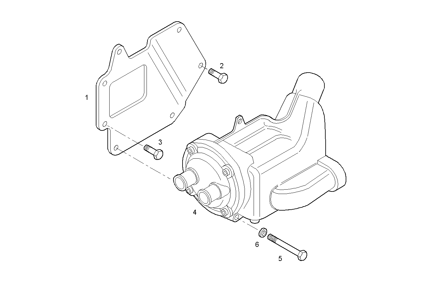 FRESH WATER - SEA WATER HEAT EXCHANGER - N40ENTM25.10 NEF 4 electron. parts diagram