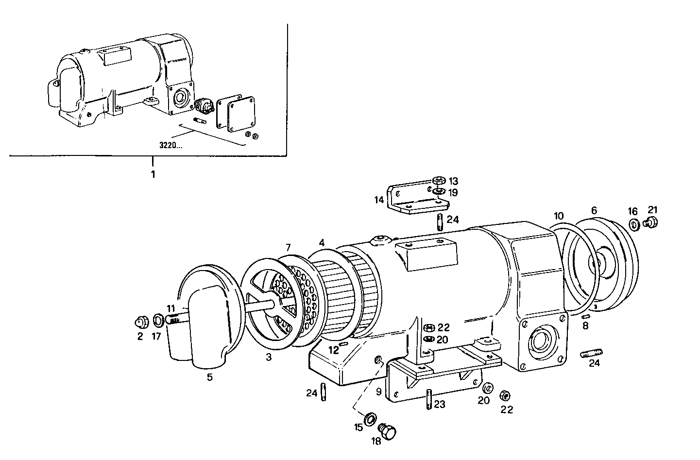 FRESH WATER - SEA WATER HEAT EXCHANGER - 8041SRM15.10 8041SRM15 parts diagram