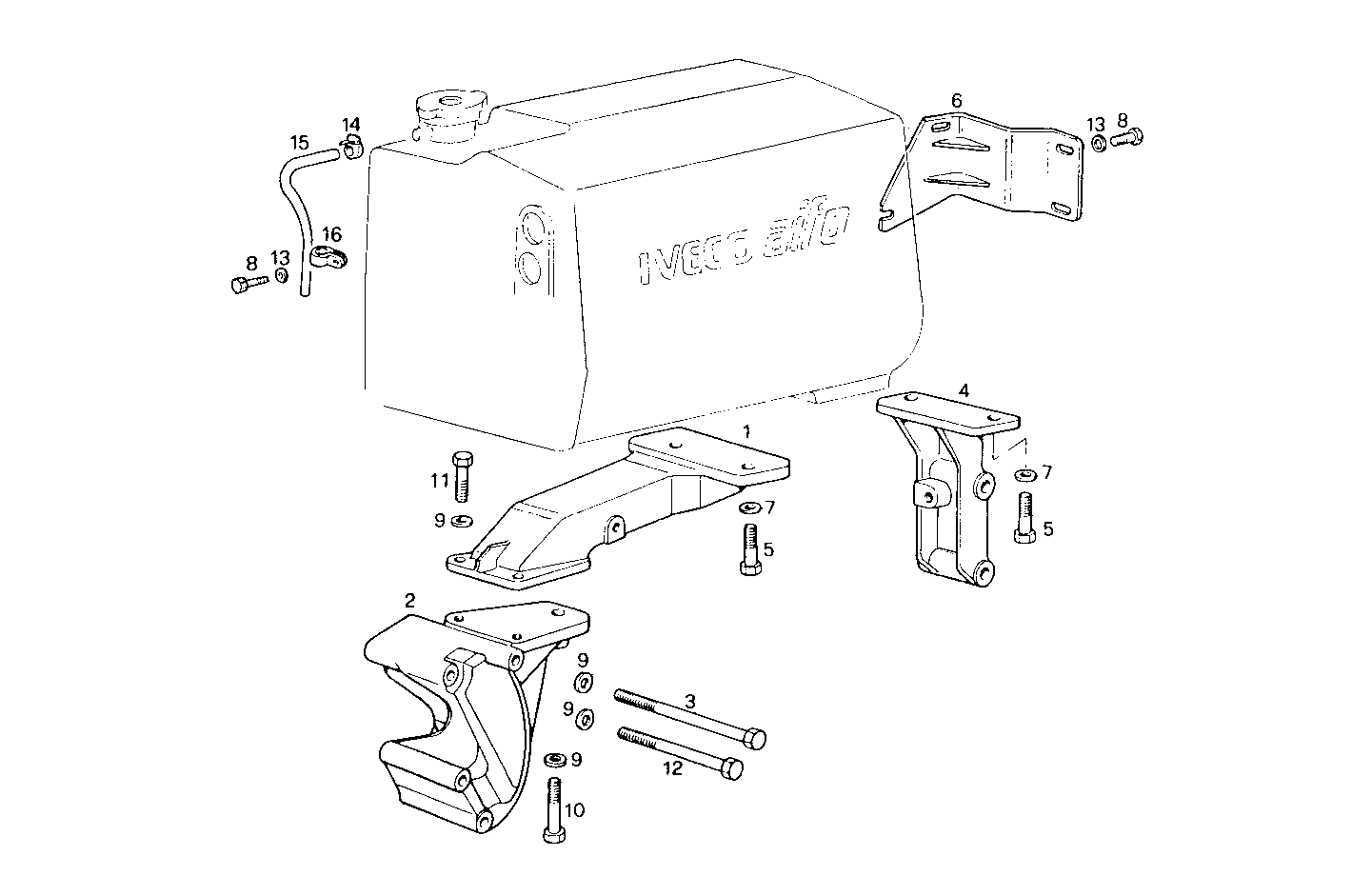 FRESH WATER - SEA WATER HEAT EXCHANGER - 8281SRM70.40 8281SRM70 parts diagram
