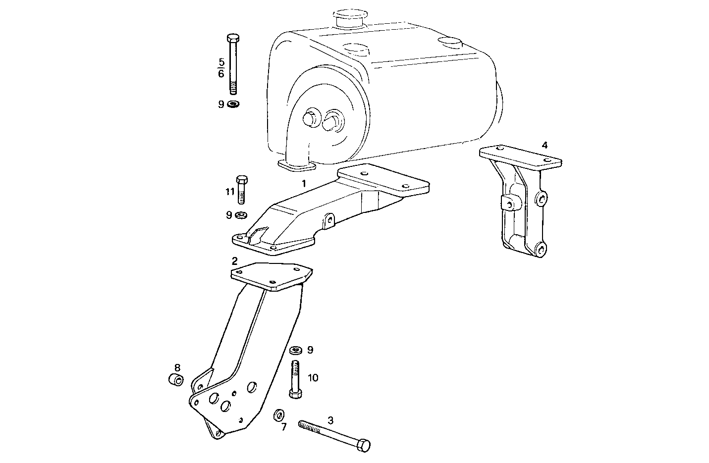 FRESH WATER - SEA WATER HEAT EXCHANGER - 8281M32.10 8281M32 parts diagram