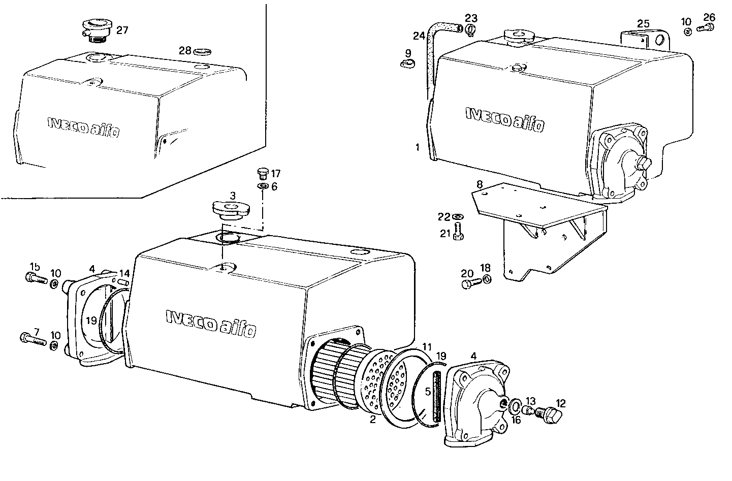 FRESH WATER - SEA WATER HEAT EXCHANGER - 8460SM19.12 8460SM19 parts diagram