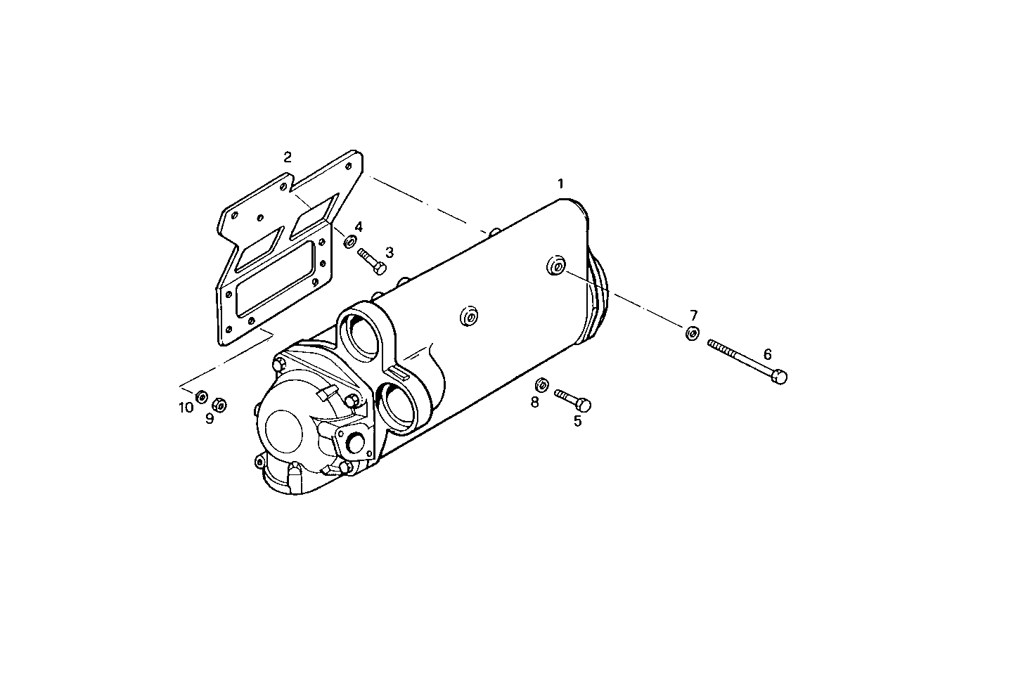 FRESH WATER - SEA WATER HEAT EXCHANGER - 8281SRM70.12 8281SRM70 parts diagram