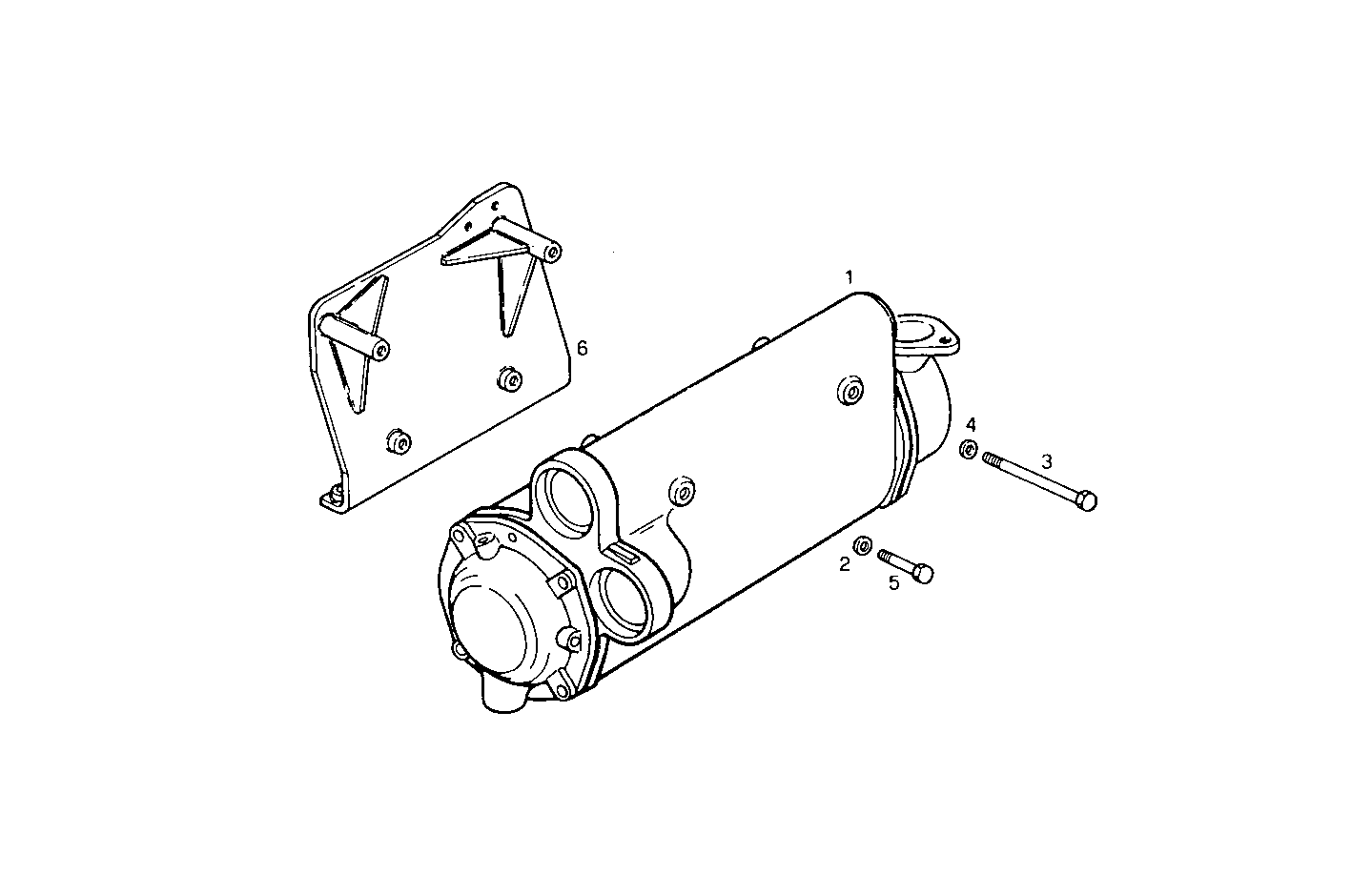 FRESH WATER - SEA WATER HEAT EXCHANGER - 8210SRM45.10 8210SRM45 parts diagram