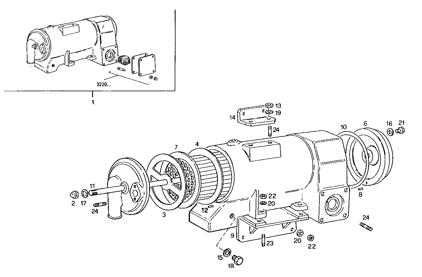 FRESH WATER - SEA WATER HEAT EXCHANGER - 8040SRM16.10 8040SRM16 parts diagram