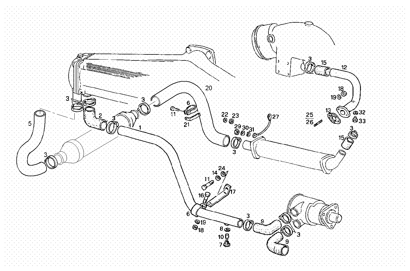 SEA WATER LINES - 8061SRM33.10 8061SRM33 parts diagram