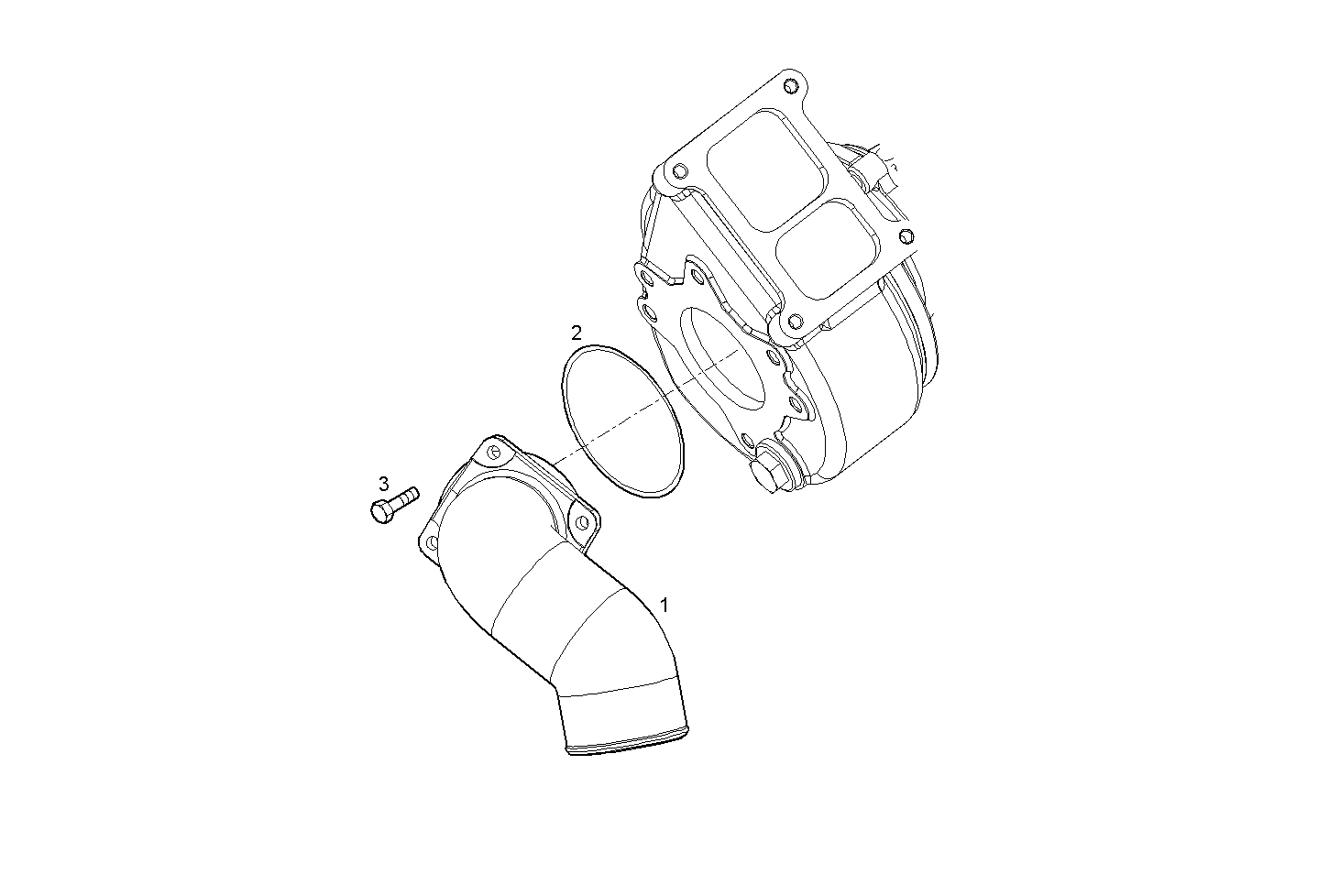 SEA WATER LINES - V08ENTM12.10A210 VECTOR 8 parts diagram