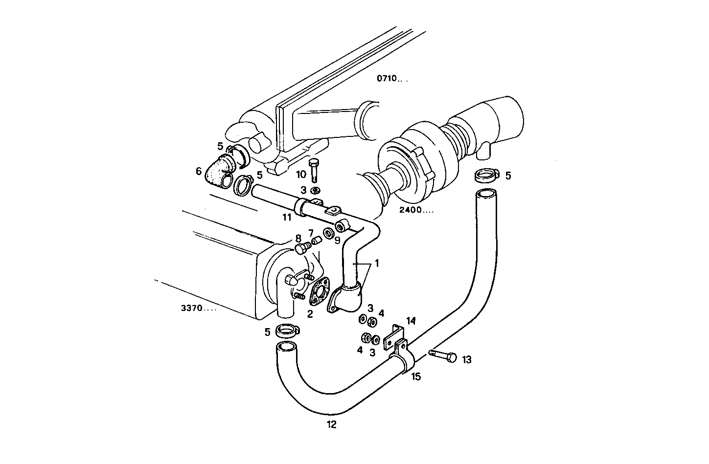 SEA WATER LINES - 8361SRM32.00 8361SRM32 parts diagram