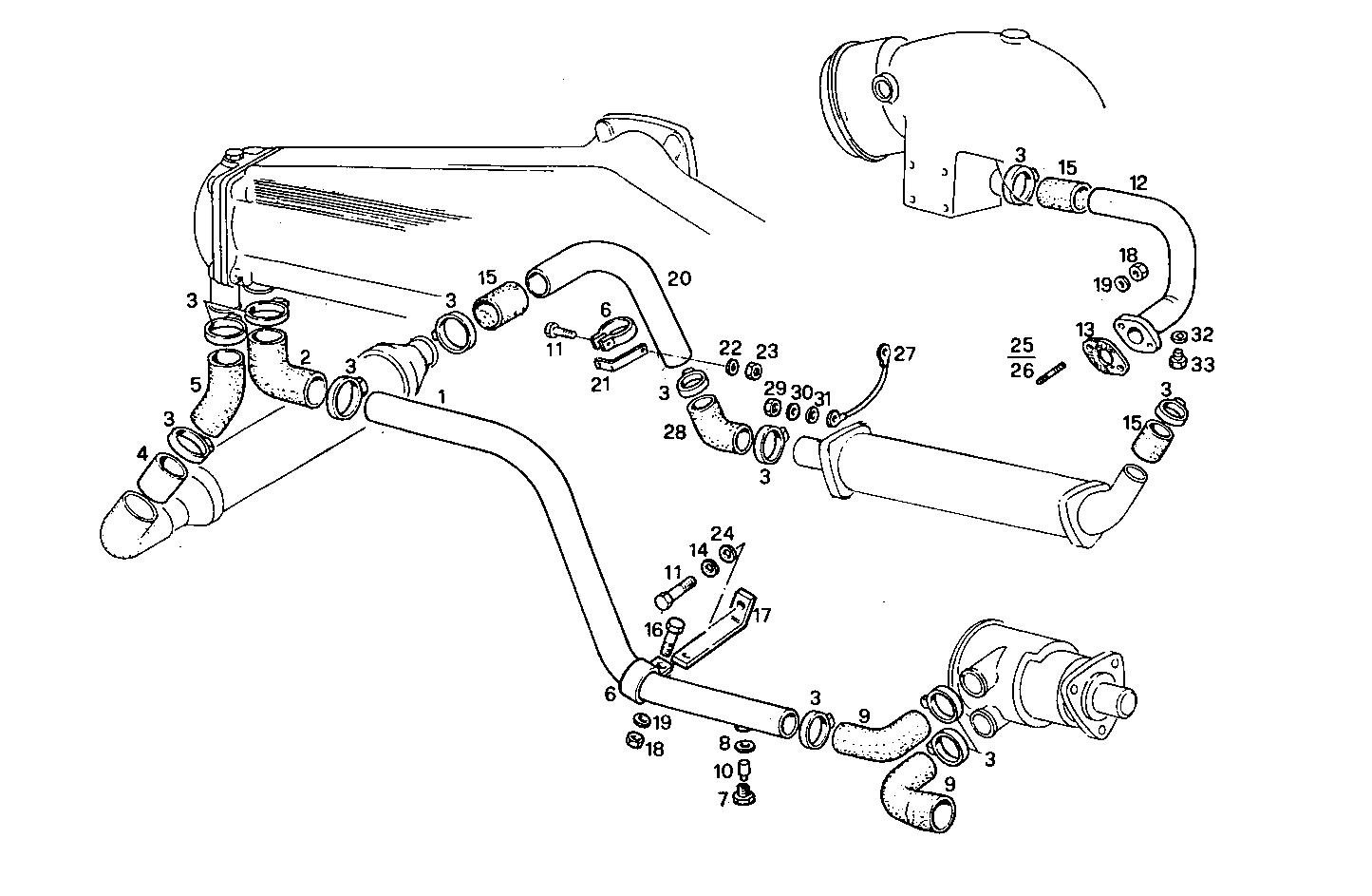 SEA WATER LINES - 8061SRM25.10 8061SRM25 parts diagram