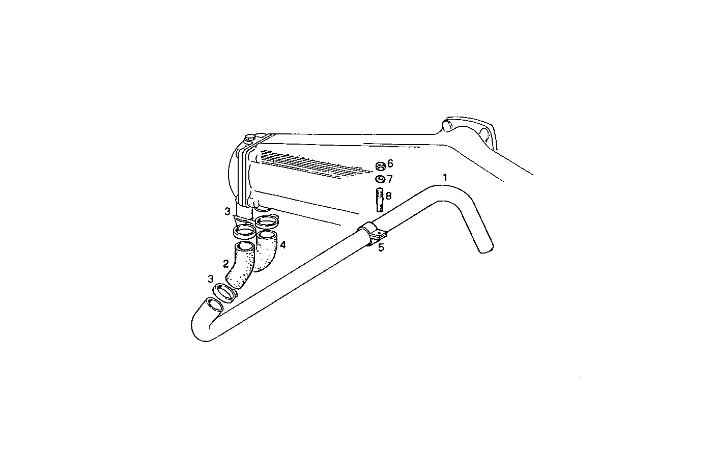 SEA WATER LINES - 8061SRM33.40 8061SRM33 parts diagram