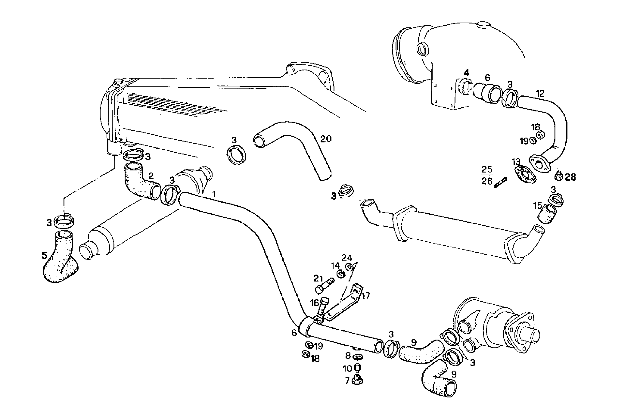 SEA WATER LINES - 8061SRM25.13 8061SRM25 parts diagram