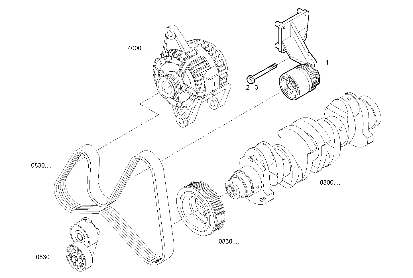 VENTILATOR CONTROL - F1AE0481B*A301 SOFIM HPI 2.3L - EURO 3 parts diagram