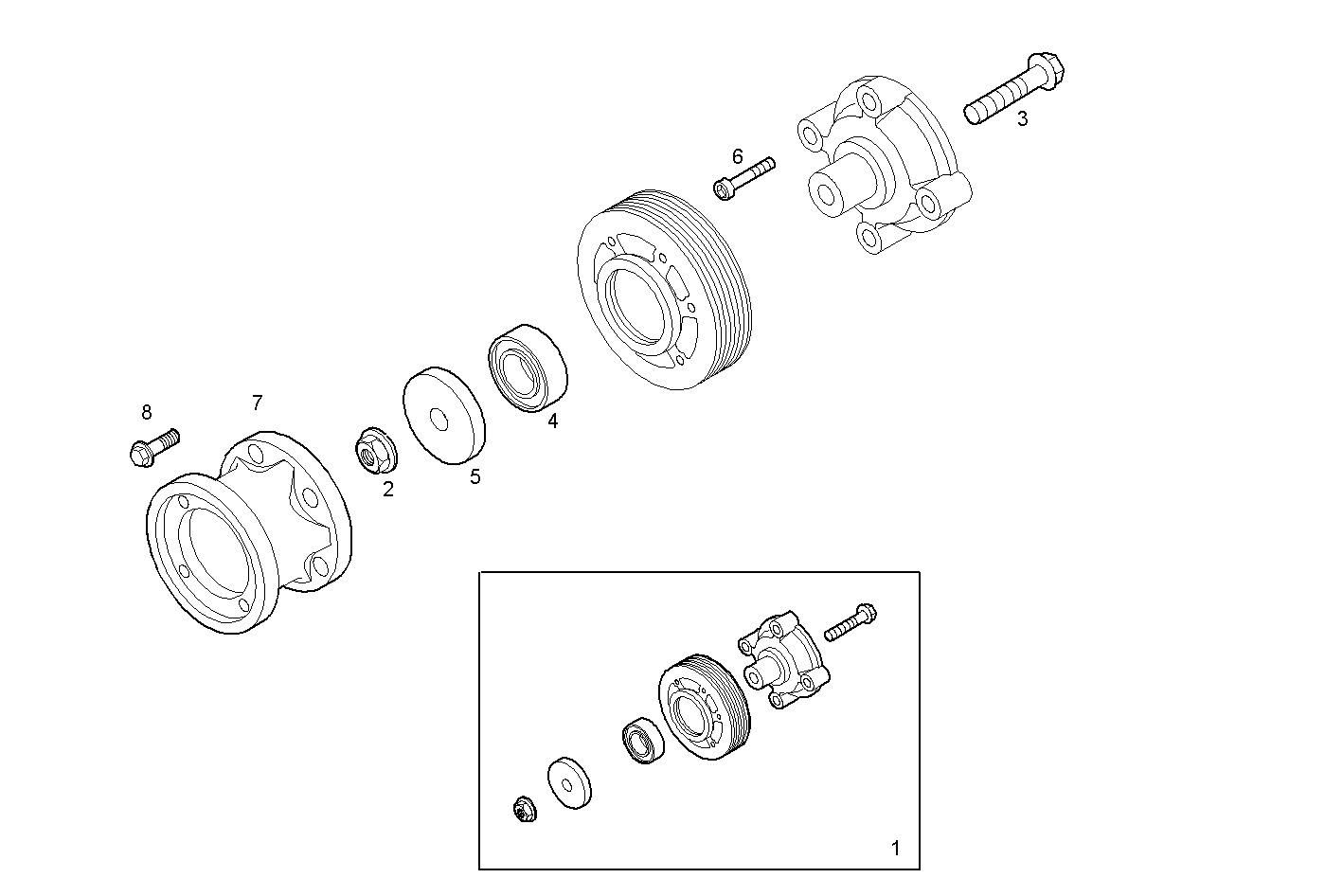 VENTILATOR CONTROL - F3BE0681M*B722 CURSOR 13 - EURO 3 parts diagram