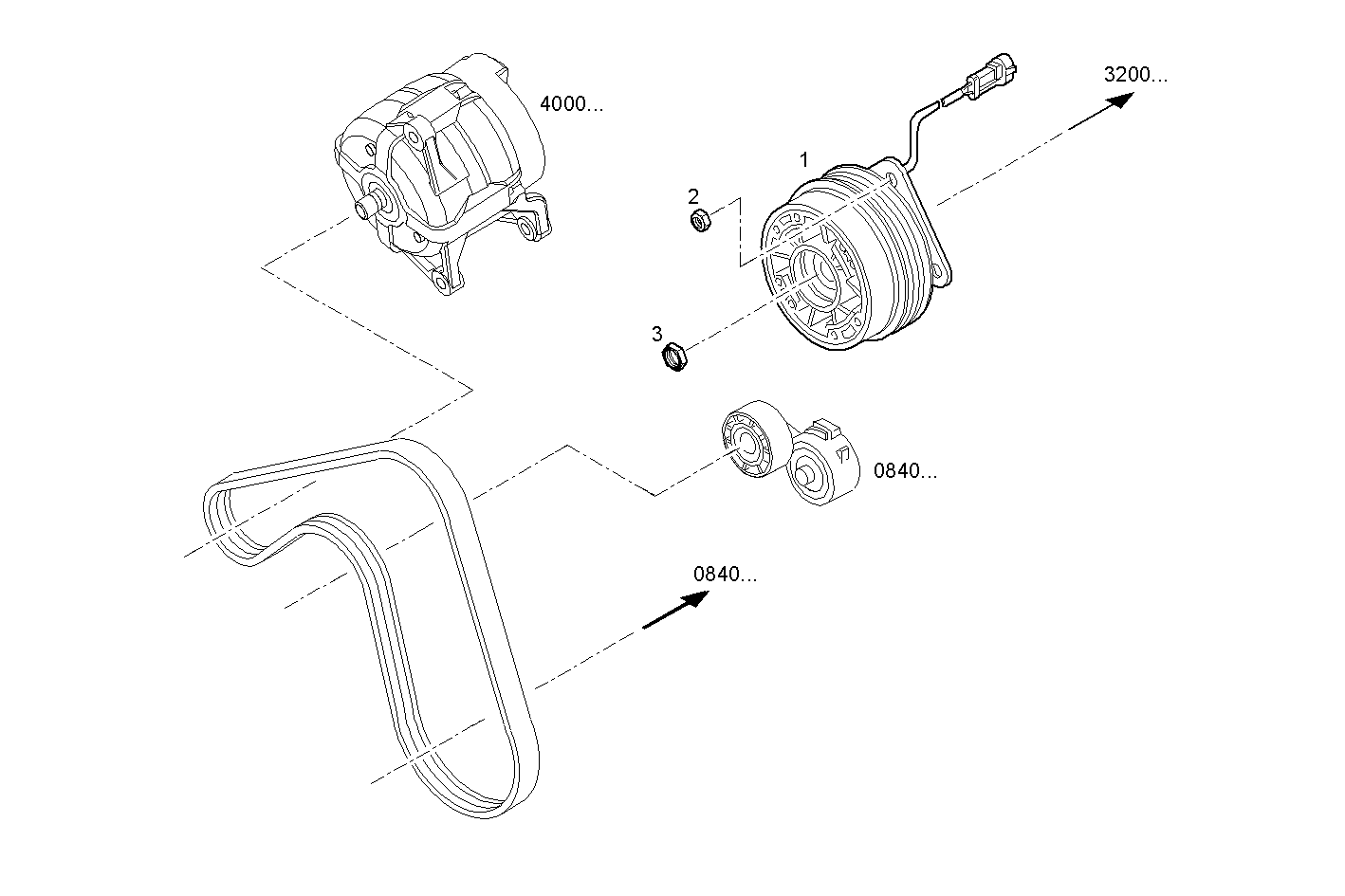 VENTILATOR CONTROL - F1CE0481B*A001 SOFIM HPI 3.0L - EURO 3 parts diagram