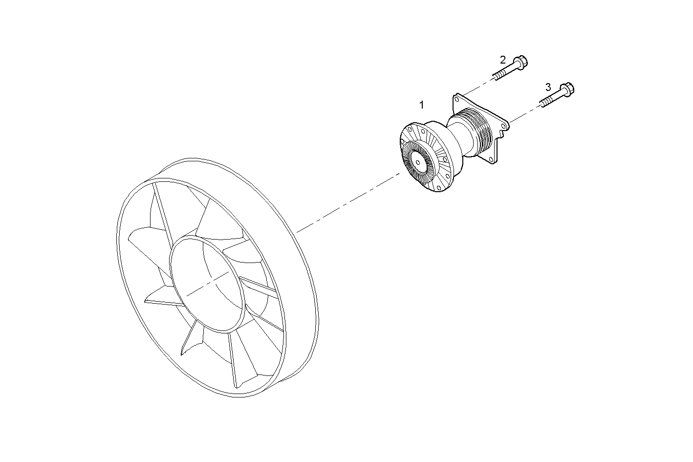 VENTILATOR CONTROL - F2BE0681A*BC13 CURSOR 8 - EURO 3 parts diagram
