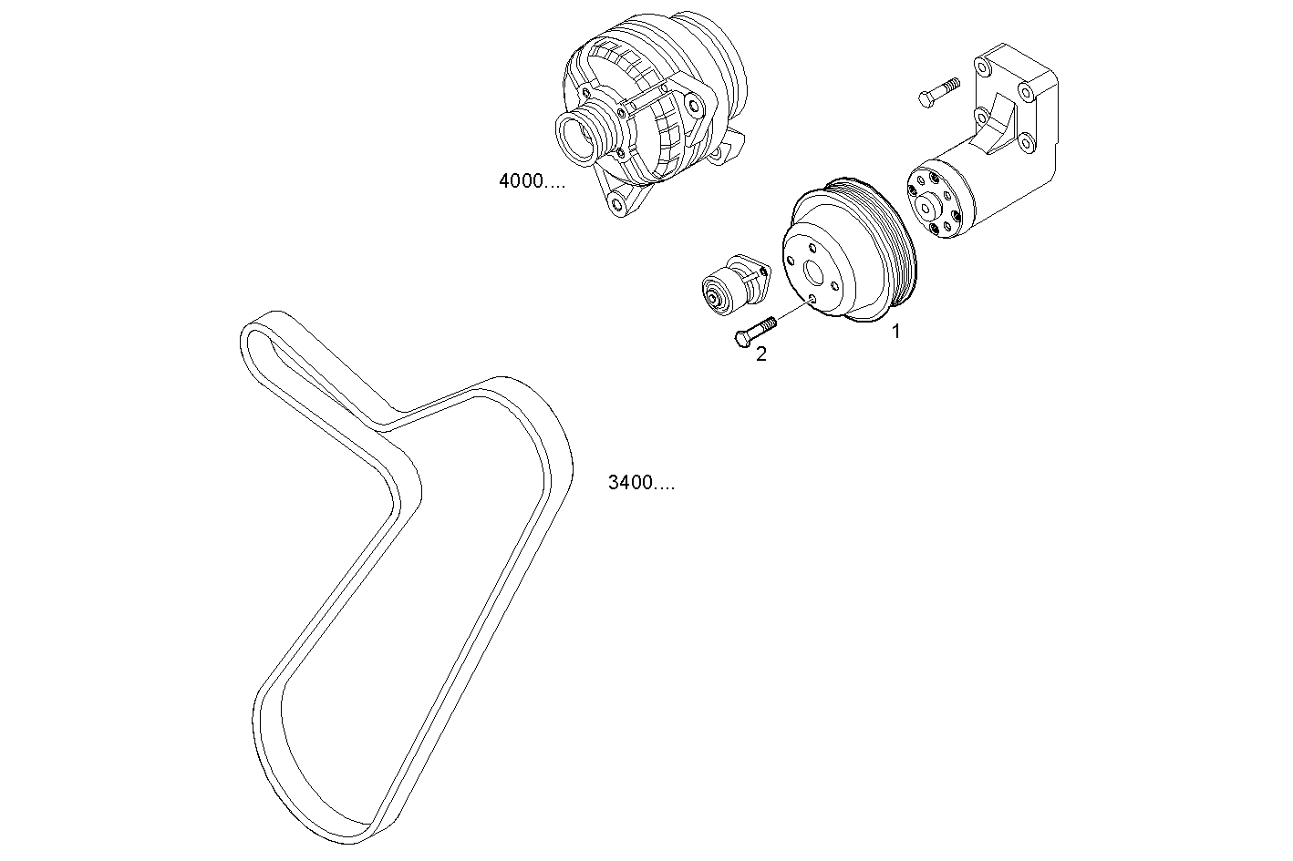 VENTILATOR CONTROL - N67MSTD23.00A800 NEF 6 mechanic. - TIER 2 parts diagram