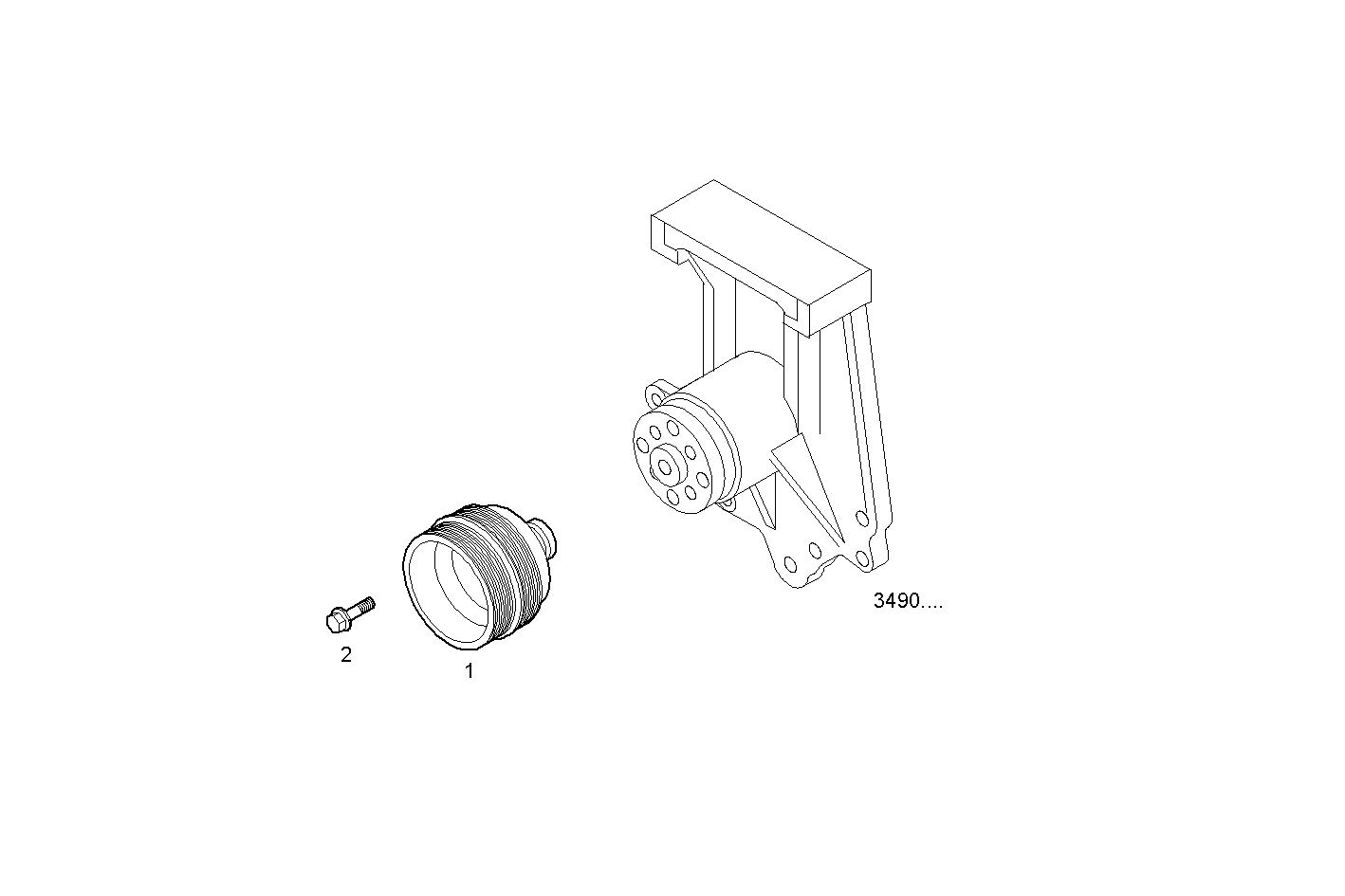 VENTILATOR CONTROL - N45MRSD00.50A001 NEF 4 mechanic. - TIER 2 parts diagram