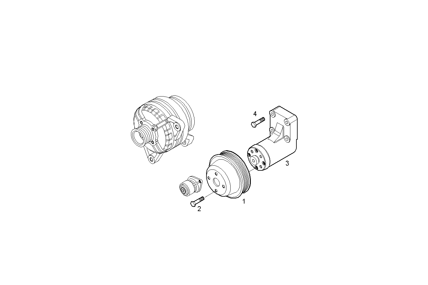 FAN ASSEMBLY - F4AE0684C*D103 NEF 6 electron. - TIER 2 parts diagram