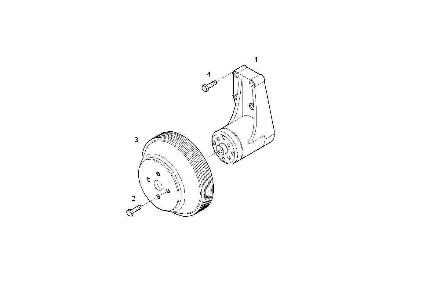 FAN ASSEMBLY - F4AE0481E*C105 NEF 4 electron. - EURO 3 parts diagram
